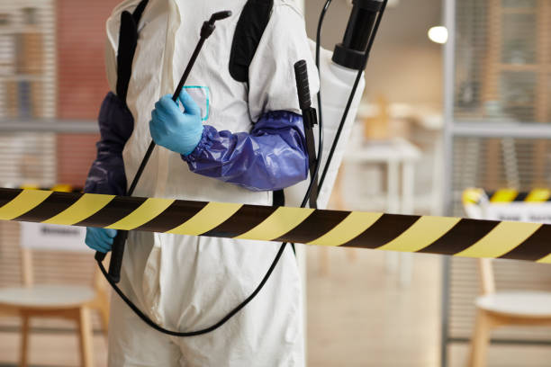 Professional Sewage Cleanup technician working in Asbury, IA